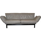 TWO SEAT LEATHER SOFA BY DE SEDE
