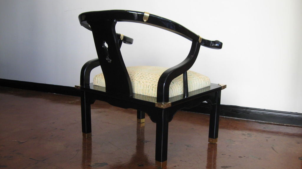 PAIR OF ARM CHAIRS IN THE STYLE OF JAMES MONT 2