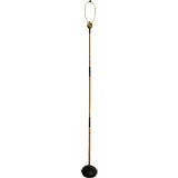 Bamboo and Iron Floor Lamp