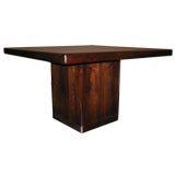 WALNUT SQUARE DINING TABLE WALNUT SQUARE DINING TABLE