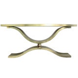 MODERN X BRASS CONSOLE BY STEVE CHASE