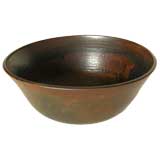 Toshiko Takaezu stoneware bowl