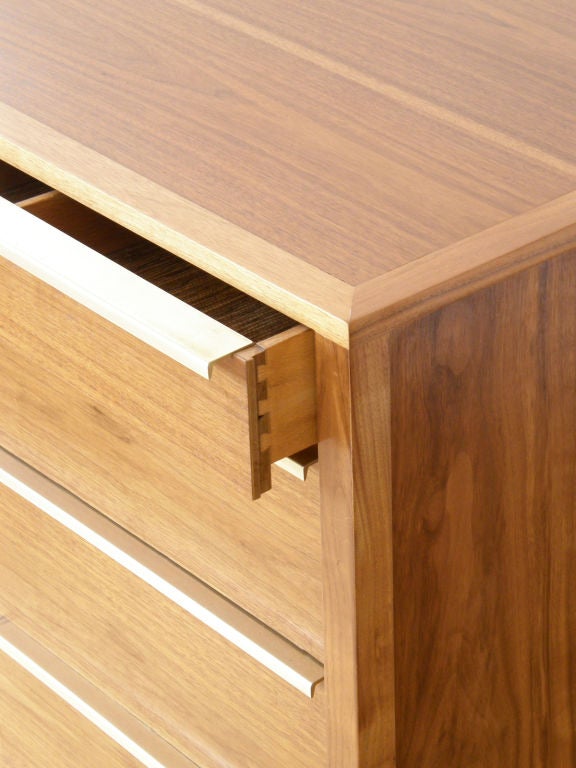 Walnut William Pahlman chest of drawers