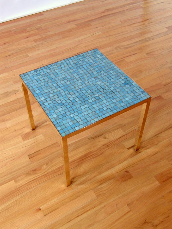 Italian glass tile table