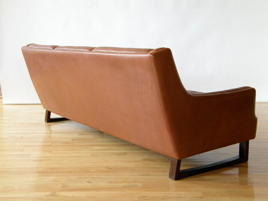 20th Century Torbjorn Afdal leather sofa