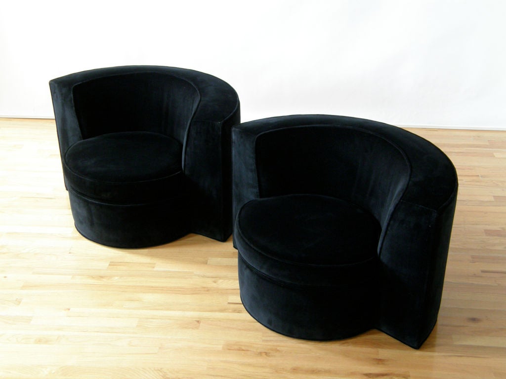Art Deco style barrel chairs 2