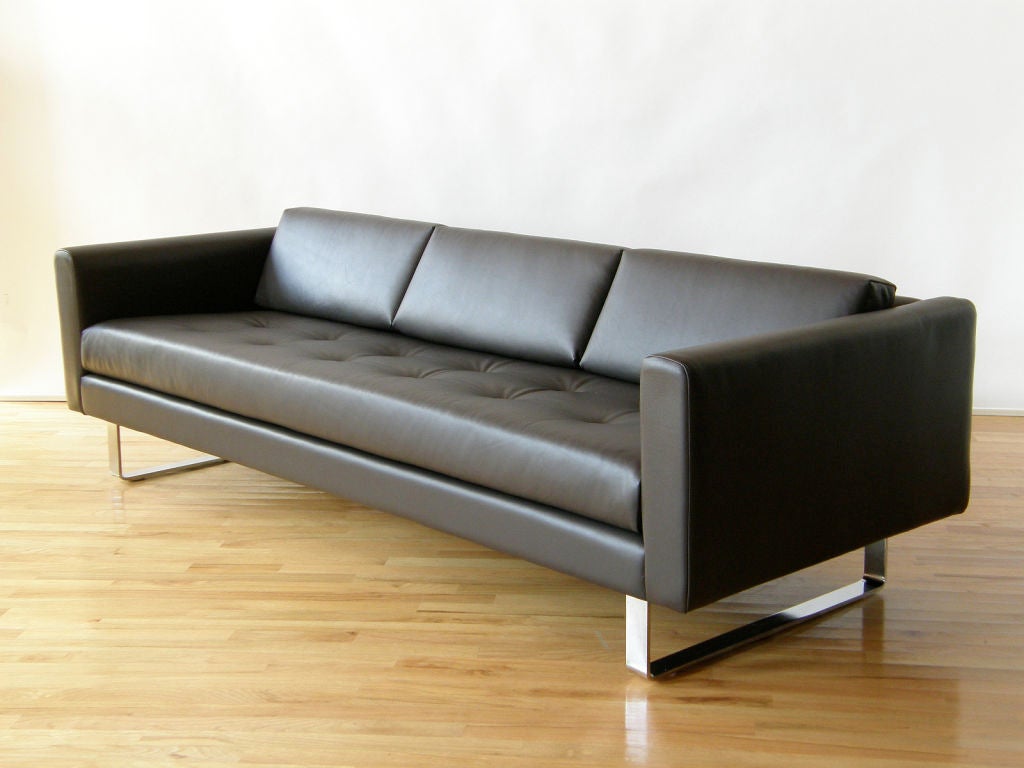 Leather Directional leather sofa