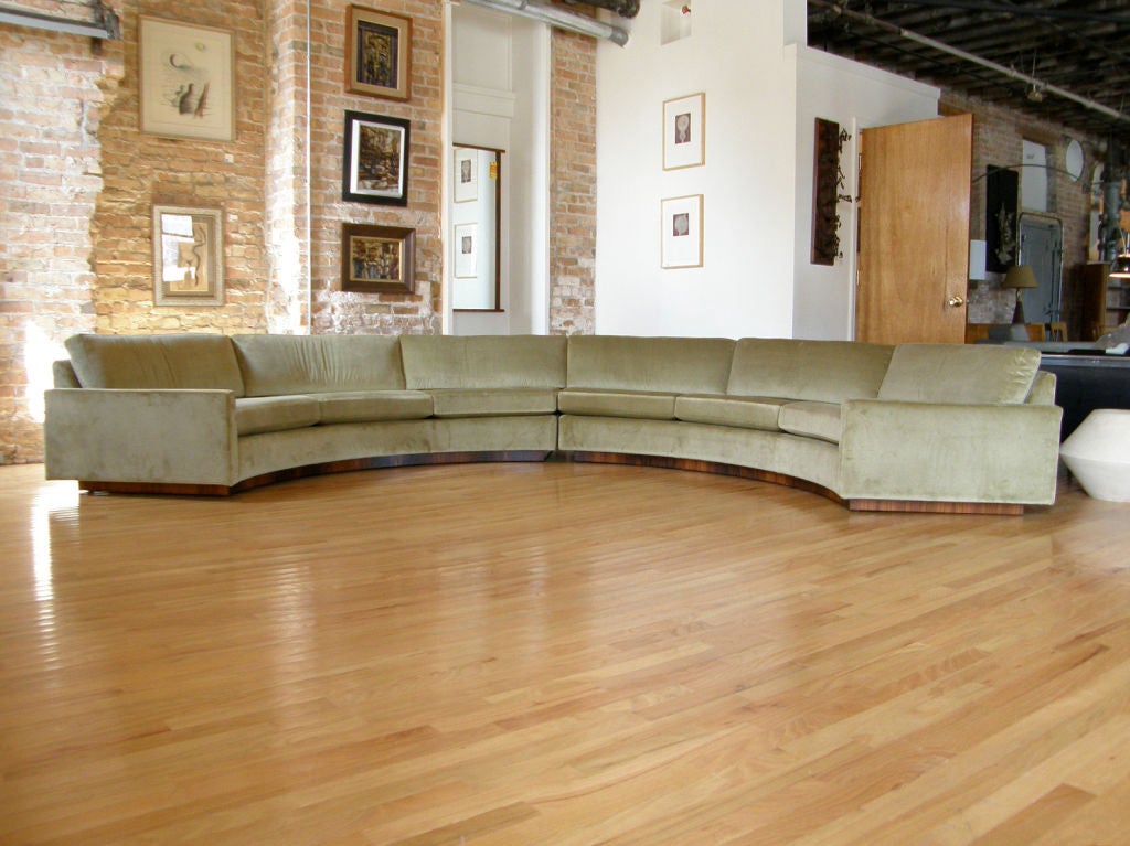 American Milo Baughman sofa