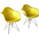 Charles Eames fiberglass armchairs