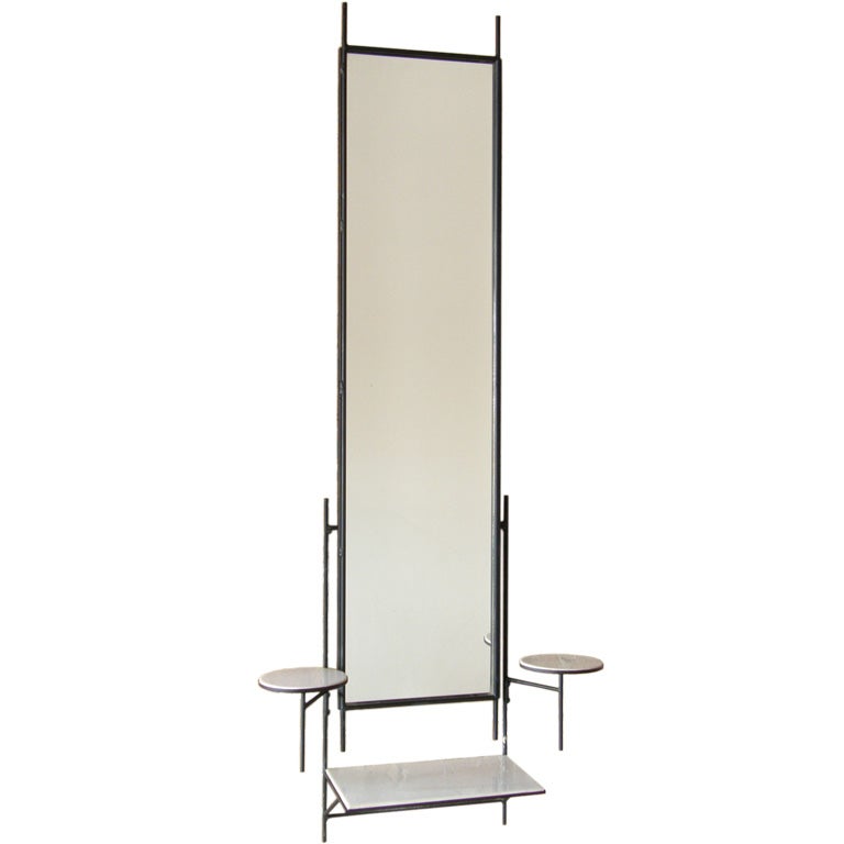 Paul McCobb mirror and shelves at 1stDibs