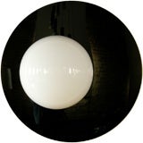 Black and white acrylic wall lamp