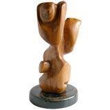 Abstact walnut sculpture Abstact walnut sculpture