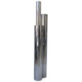 Chrome Steel Tubular Floor Lamp