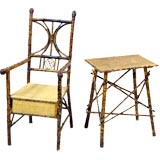 Bamboo Armchair and Side Table 7