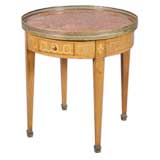 19th Century French Inlayed Side Table.