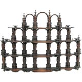 19th Century English Maghogany Hanging Etagere. 19th Century English Maghogany Hanging Etagere.