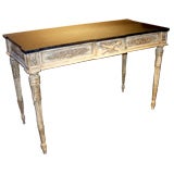 Carved Wood Italian Console Table