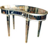 1940's Style Mirrored Dressing Table Or Writing Table