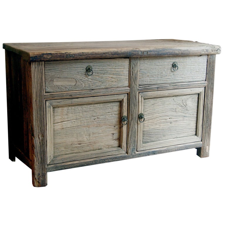 One Pair Rustic Reclaimed Wood at 1stdibs