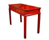 Red Lacquered Desk