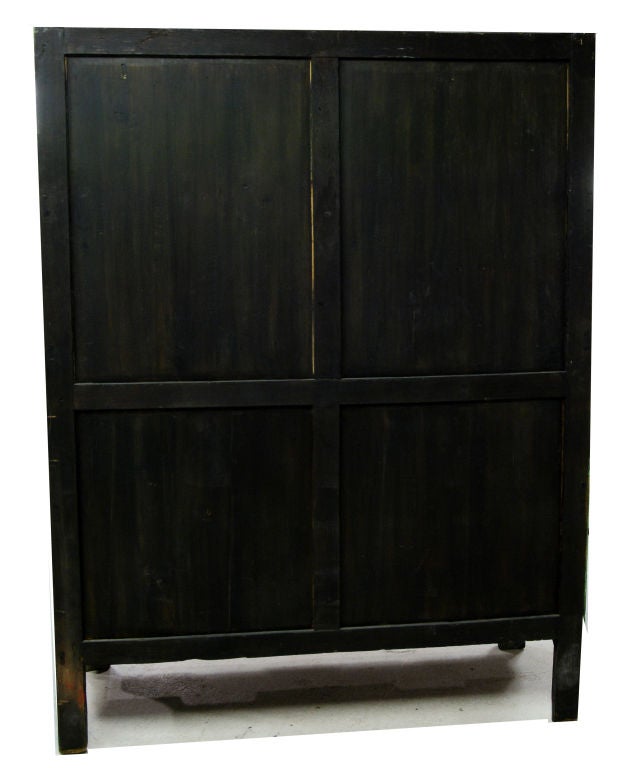 Chinese Green Lacquered Cabinet