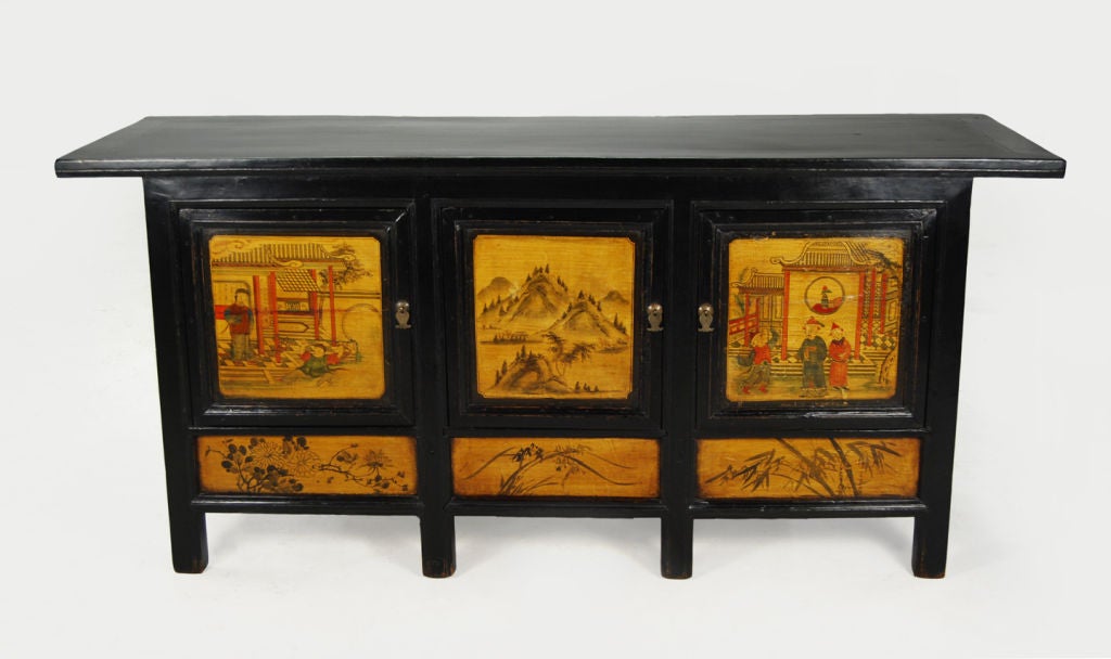 Painted Chinese Cabinet