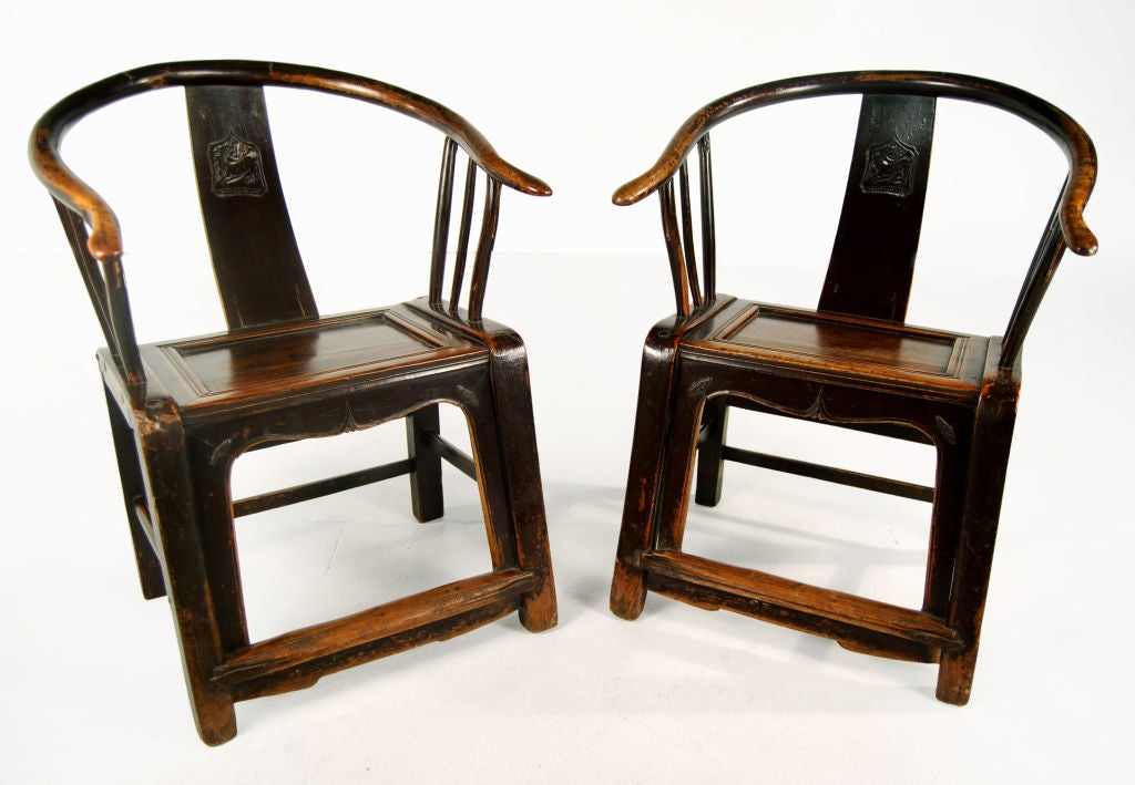 Pair of Chinese Chairs For Sale at 1stdibs