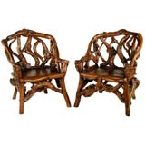Pair of Root Chairs