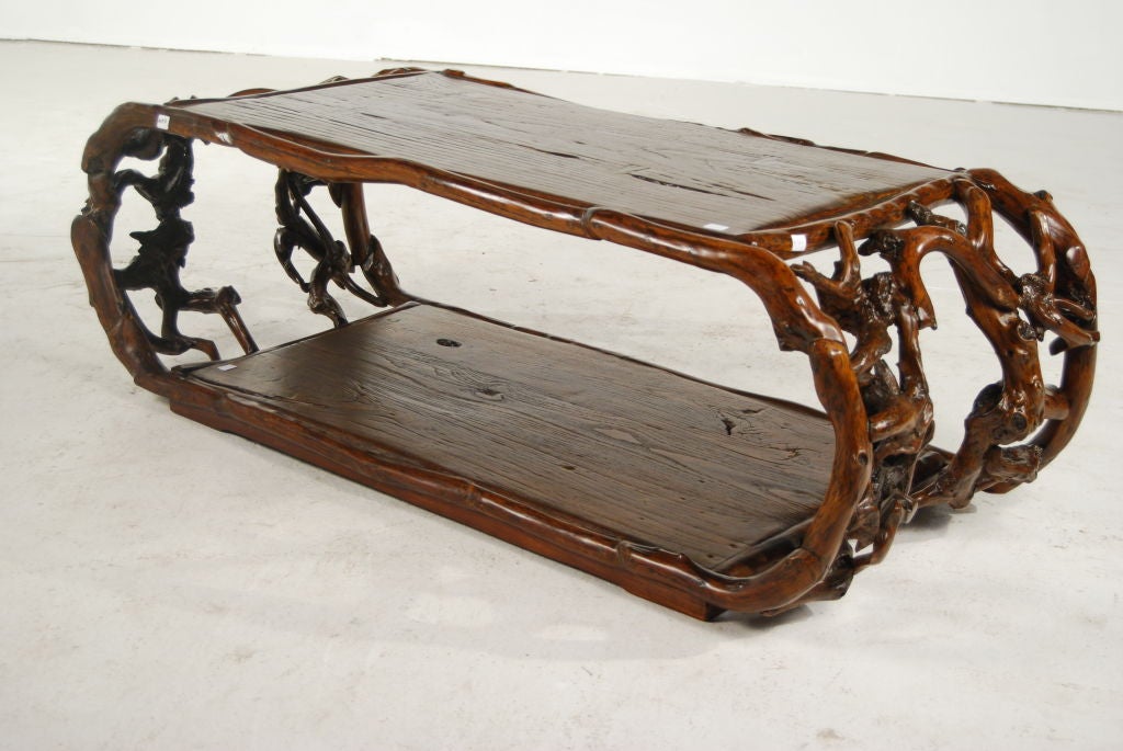 Low Root Wood Table