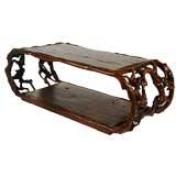 Low Root Wood Table