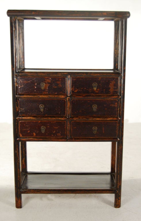 Six Drawer Display Cabinet