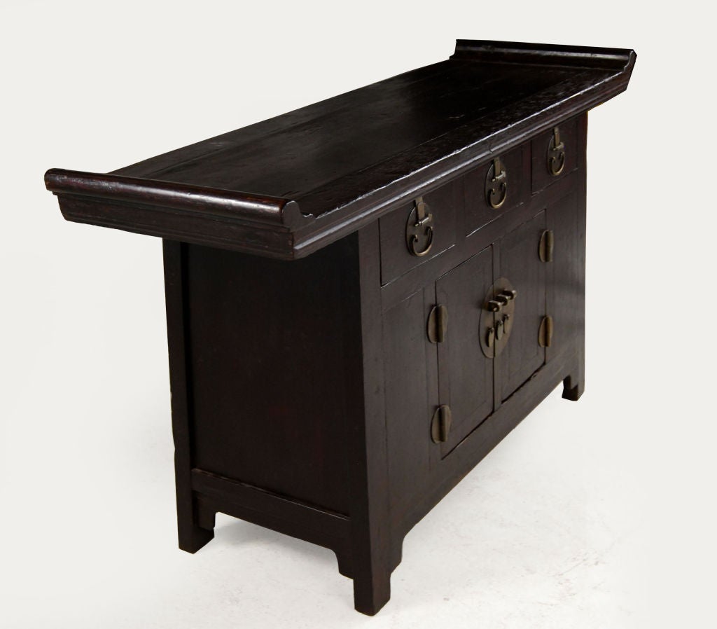 19th Century Lacquered Chinese Sideboard