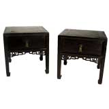 Pair of Side Tables with Drawers