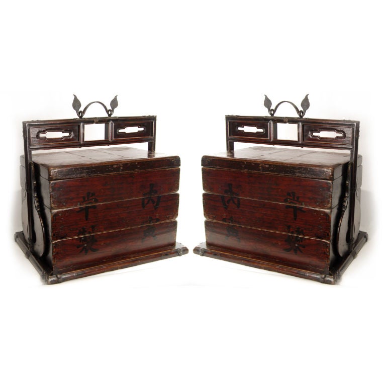 Pair of Carriage Boxes