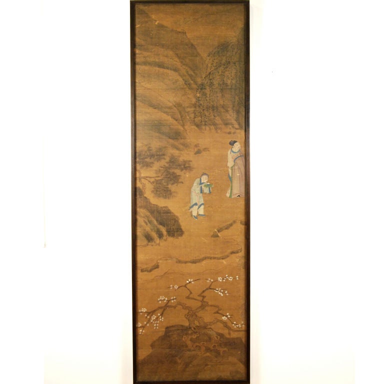 "Palace Park" Chinese Hanging Yaji Scrolls