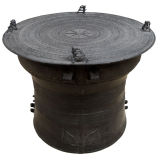 Vintage Dong Son Style Drum Table