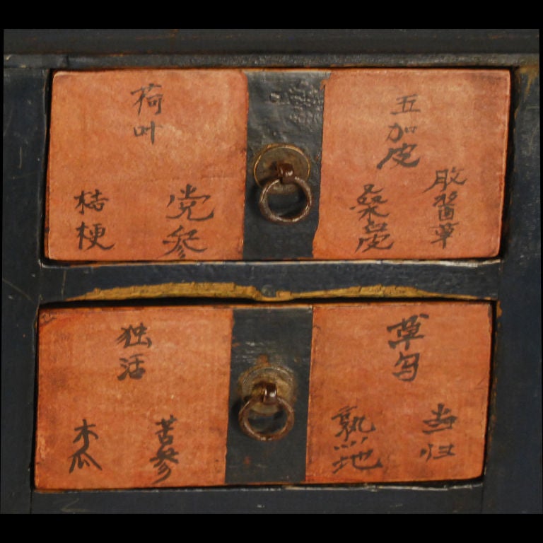 Chinese Apothecary Cabinet In Excellent Condition In Chicago, IL