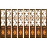 Antique Peking Lattice Panels