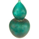 Pair of Turquoise Glazed Vases