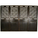 Pair of Chinese Lattice Doors