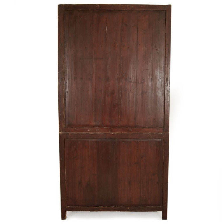 Chinese Cabinet with Lattice Doors 2