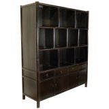 Antique Double-Sided Bookcase