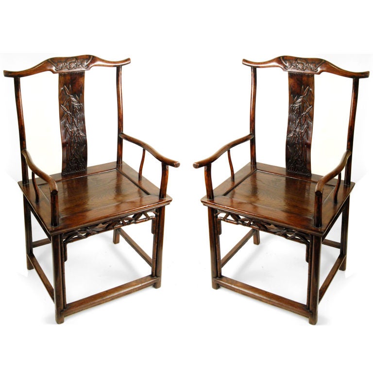Pair of Chinese Highback Chairs