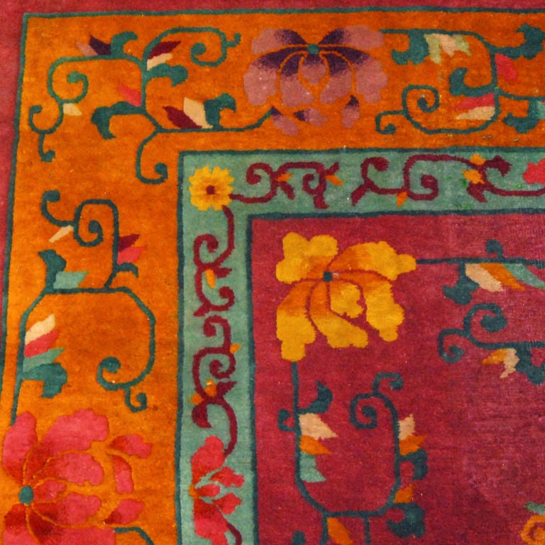 Chinese Deco Carpet In Excellent Condition In Chicago, IL