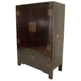 Four Door Cabinet with Painted Sides
