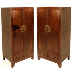 Pair of Petite Chinese Cabinets