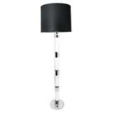 Lucite and Chrome Floor Lamp