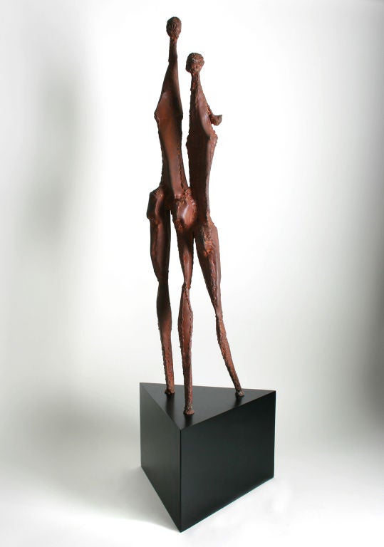 Modernist Sculpture Couple For Sale 1