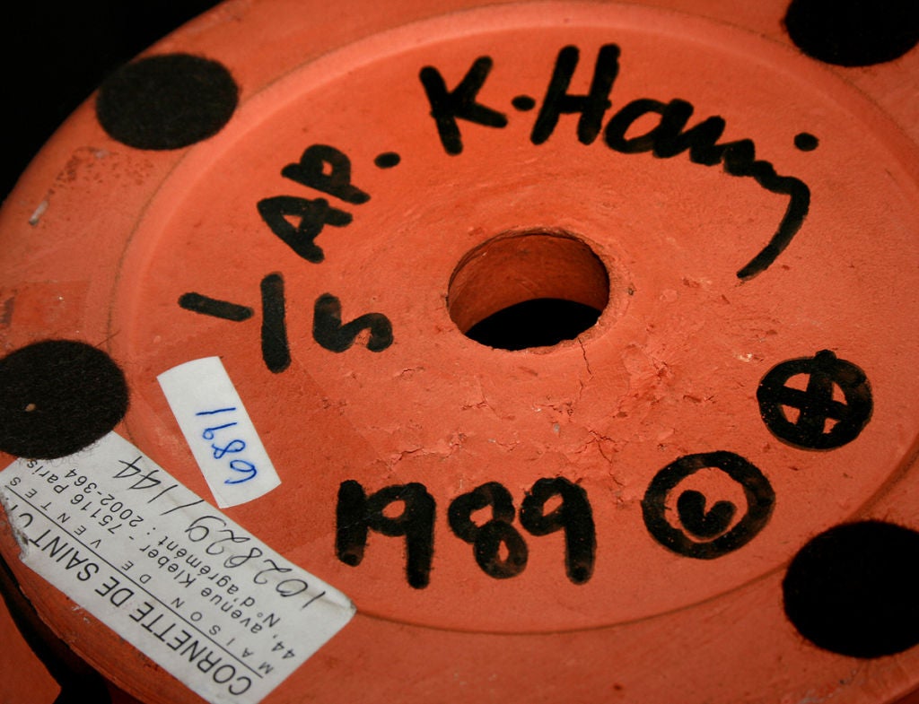 Keith Haring Ceramic Vessel 3