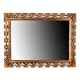 Gold Leafed Hand Carved Mirror